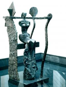 Parquetina | Jahr 1993 | Bronze 1/1 | Höhe 170 cm