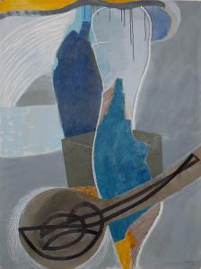 WERK 1247 | Jahr 2011 | Acryl, Kohle und Pastell auf Papier<br>Format: 150 x 113 cm
